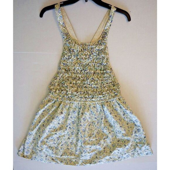 Free People OB1264092 Women's Sz Small White Tea Combo Petunia Mini Dress - Picture 1 of 12